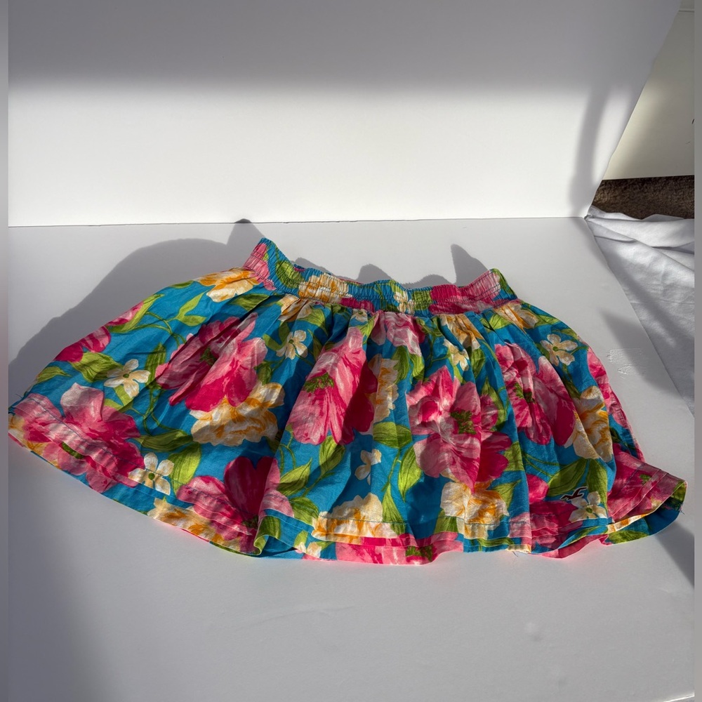 Hollister Colorful Floral Skirt